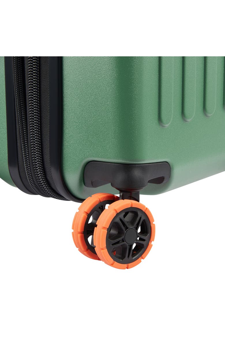 19" Carry On Hardside Expandable Spinner [JH002B] & Cylindrical Backpack [JS013C] 2 Piece Set, Alternate, color, Green