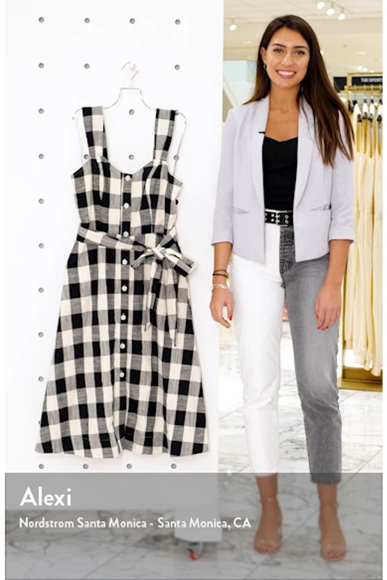 Gingham Cotton Sundress video