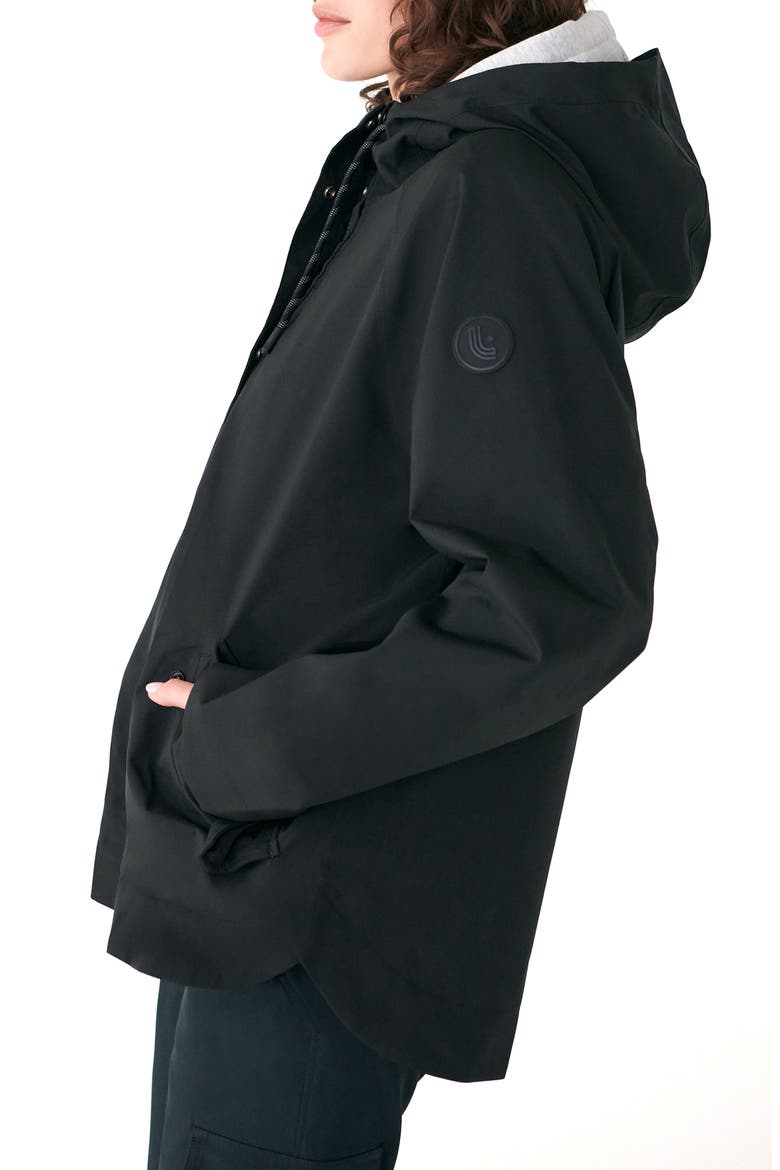 Lachine Oversize Rain Coat, Alternate, color, BLACK BEAUTY
