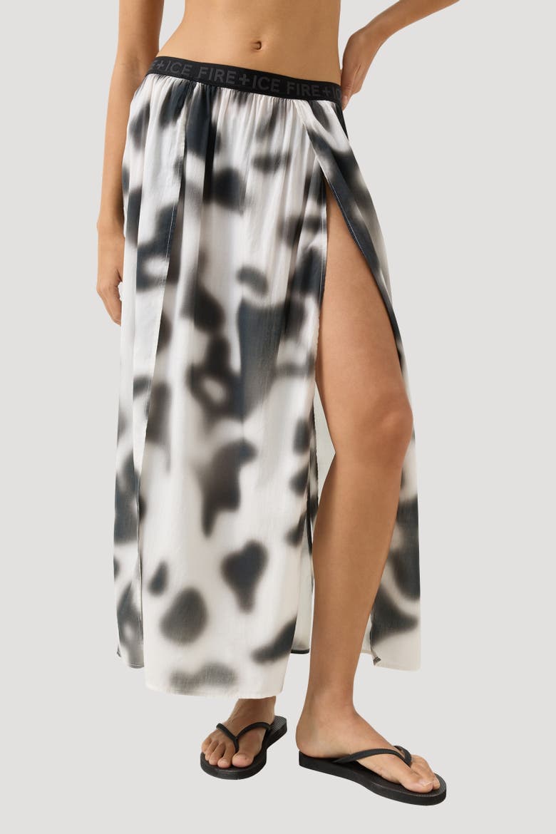 Nadea Skirt, Alternate, color, Black/white