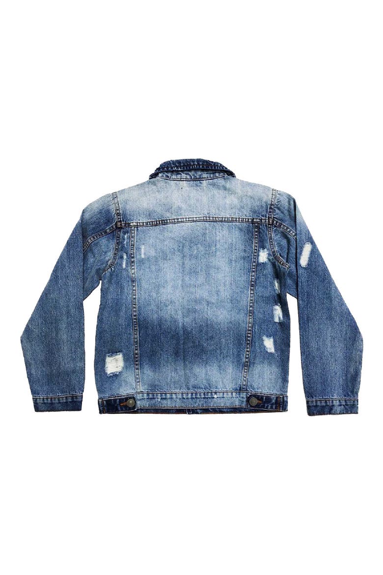 Kids' Denim Jacket, Alternate, color, MEDIUM BLUE