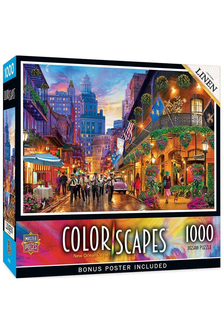 New Orleans Style 1000 Piece Puzzle, Main, color, Multicolor