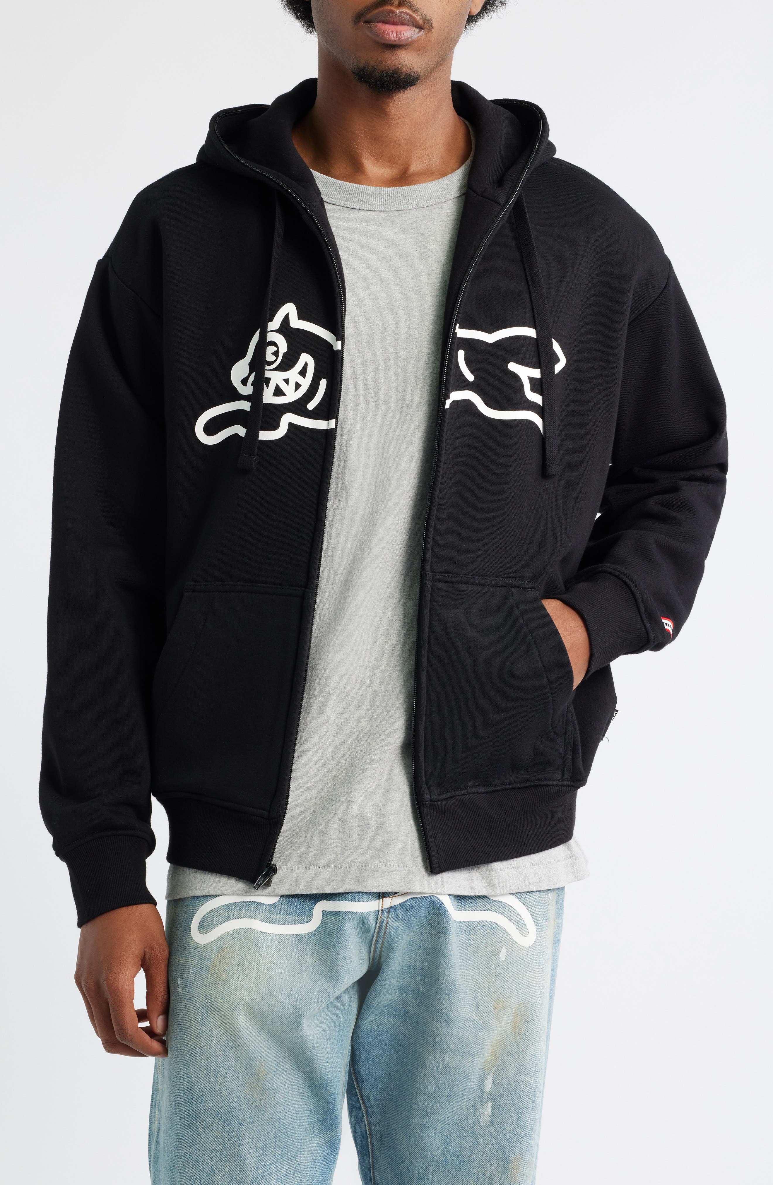 ICECREAM Scanner Graphic Zip Hoodie