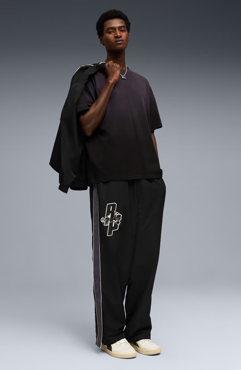 PUMA x Represent Oversize Cotton Graphic T-Shirt, Alternate, color, Puma Black