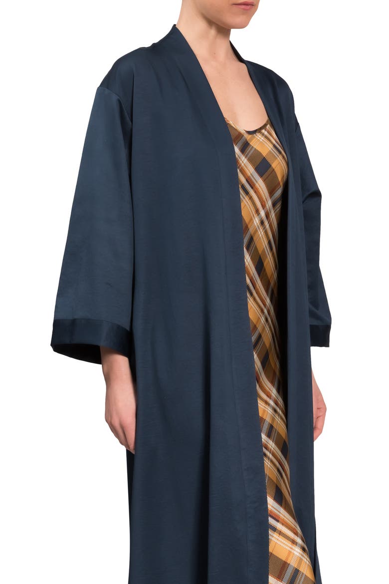Colette Cotton Robe, Alternate, color, INKY BLUE