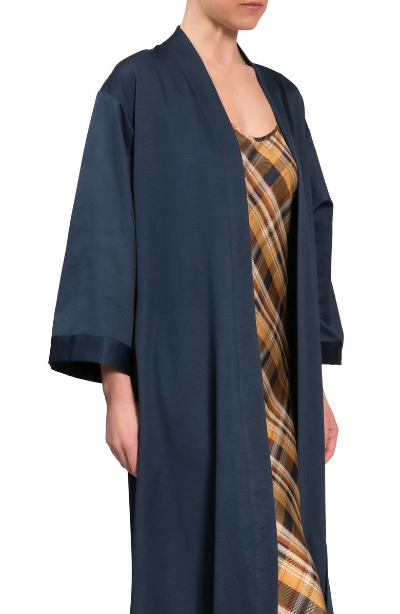 Everyday Ritual Colette Cotton Robe, Alternate, color, Inky Blue
