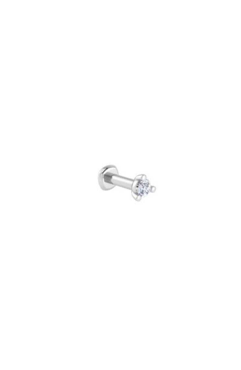 Seed2Stone You're-a-Stud Flat Back Stud, Alternate, color, White Gold