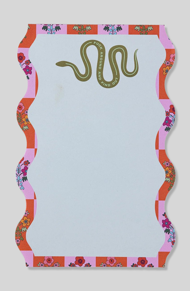 Furbish Notepad - FAFO, Alternate, color, Multi, Orange, Green