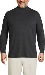 Lands' End Cotton Supima Mock Turtleneck