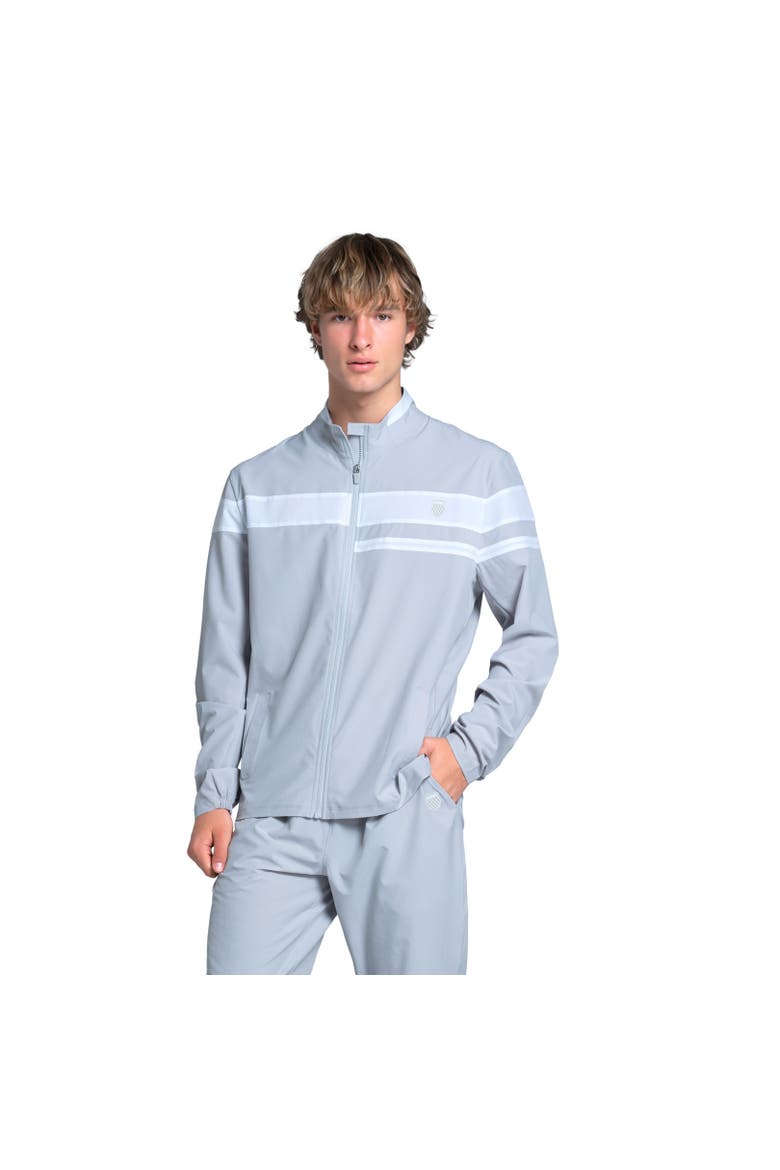 Ripstop Mens Tennis Jacket, Main, color, Zinc