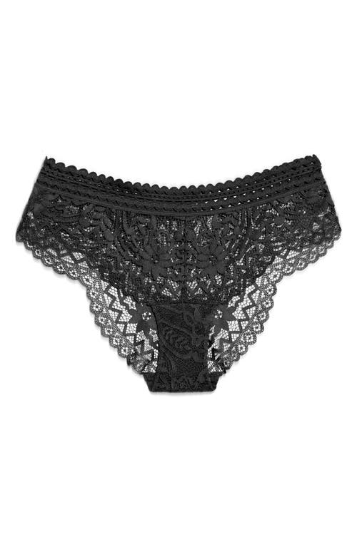 Etam Dream Lace Briefs In Black