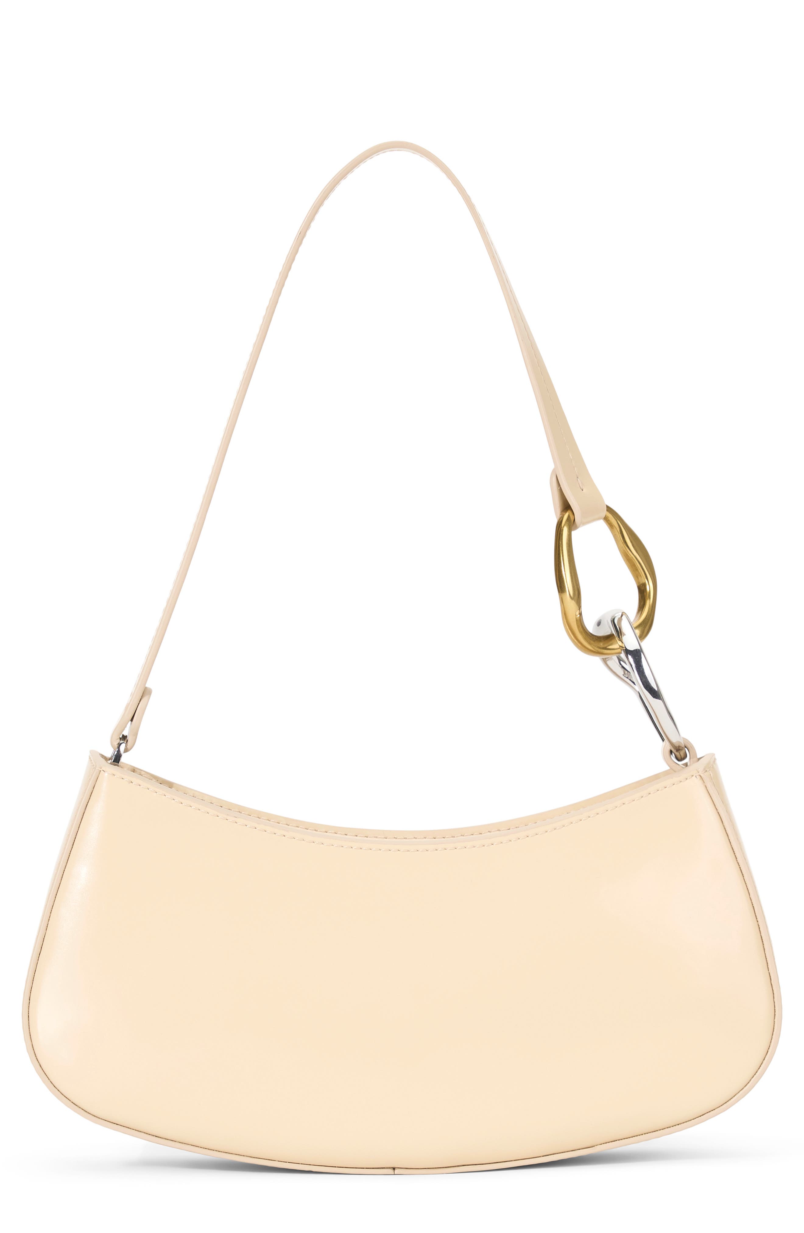STAUD Ollie Leather Shoulder Bag, Main, color, 