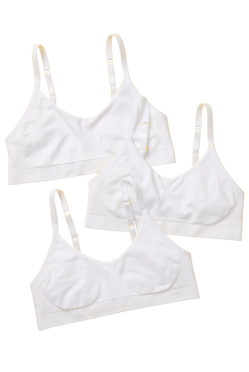 Yellowberry Tulip Seamless Bra 3pk In Snowflake