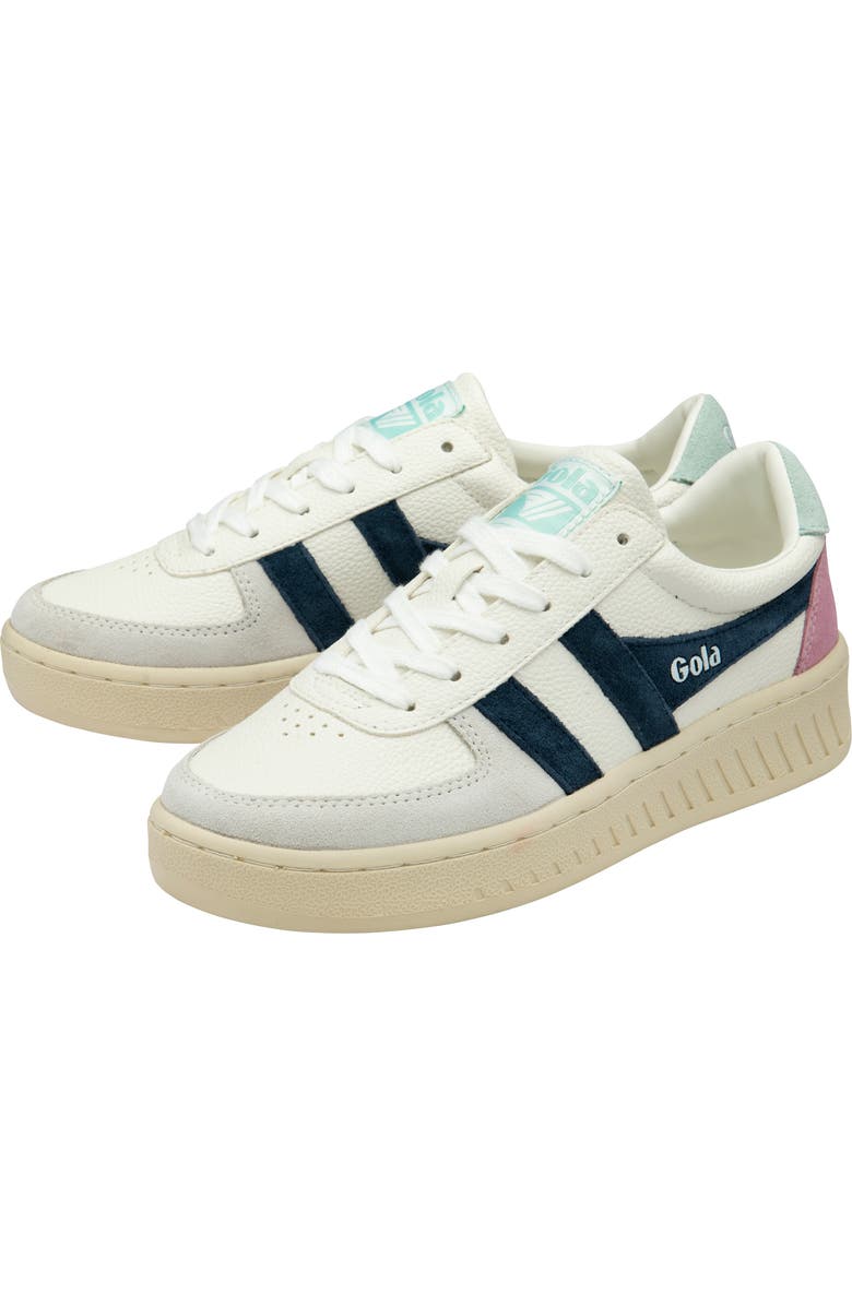 Gola Classics Grandslam Trident Sneaker, Alternate, color, White/ Navy/ Surf