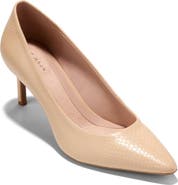 Cole Haan <p>Go-To Janey Croc Embossed Leather Pump (Women)</p>