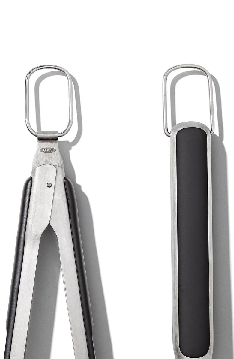 OXO Good Grips 2-Piece Grilling Turner Spatula & Tongs Set, Alternate, color,