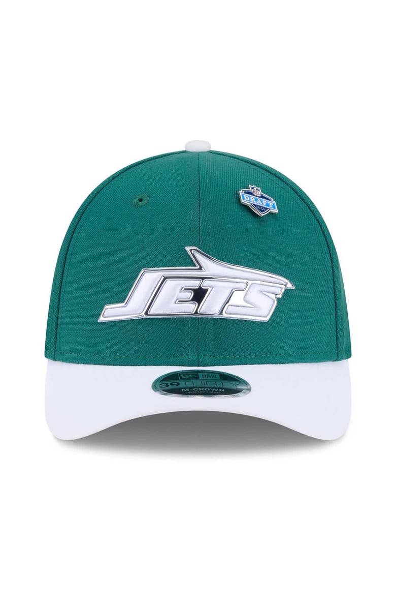 New Era Men's New Era Green/White New York Jets 2026 NFL Draft 39THIRTY M-Crown Flex Hat, Alternate, color, Green