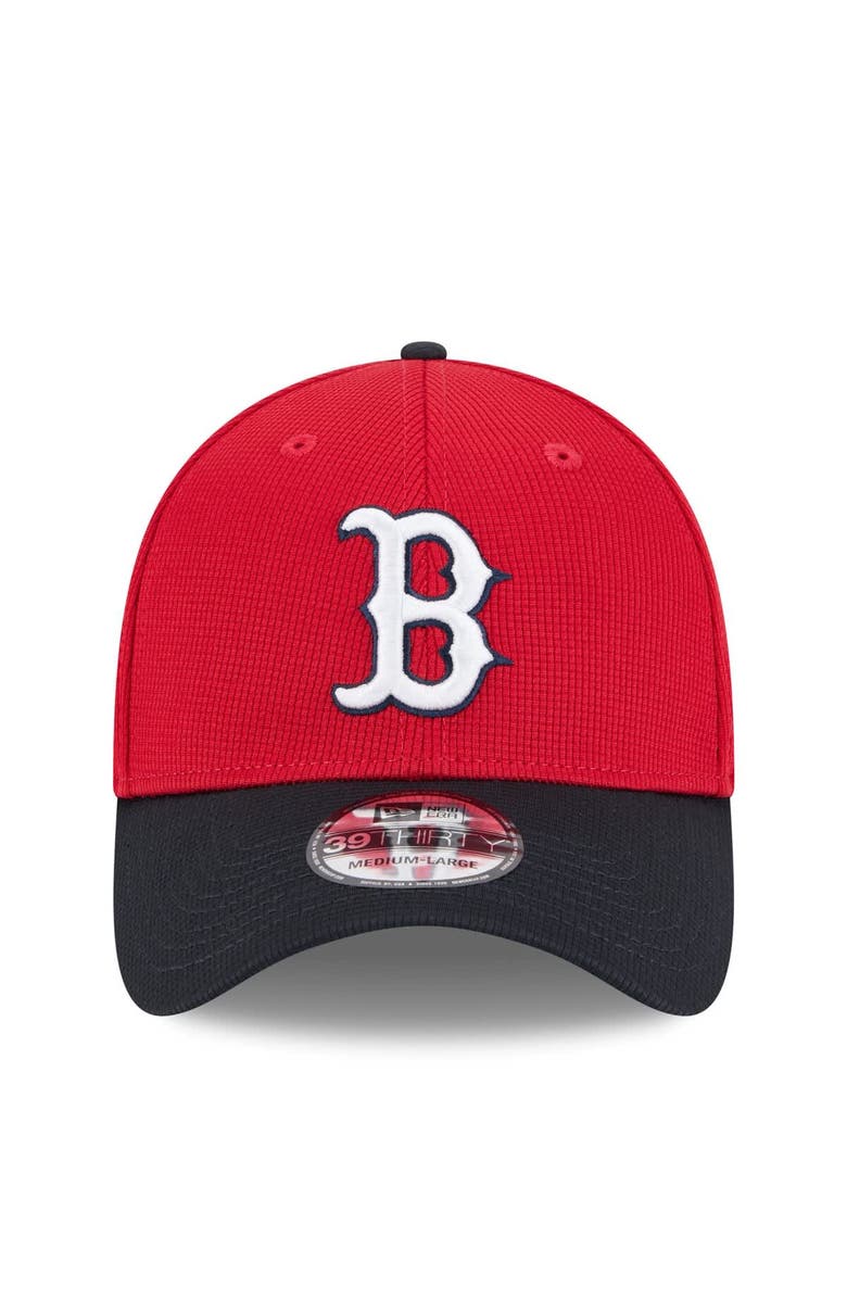 New Era Men's New Era Red/Navy Boston Red Sox 2025 Spring Training 39THIRTY Flex Hat, Alternate, color, Red