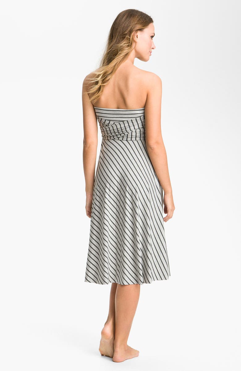 Elan Stripe Convertible Cover-Up Dress, Alternate, color, 