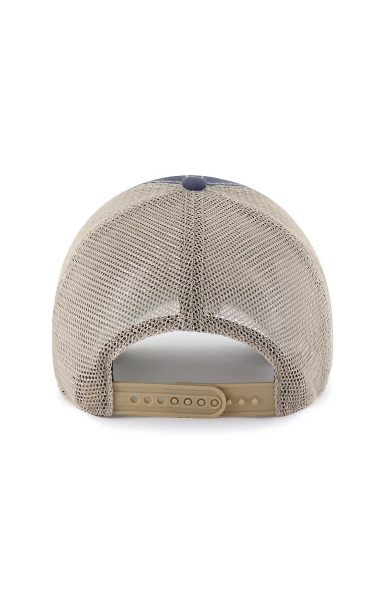 '47 Men's '47 Navy/Tan Oklahoma City Thunder Wabash Patch Clean Up Adjustable Hat, Alternate, color, 