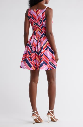 Vince Camuto Fit Flare Scuba Knit Dress Nordstromrack