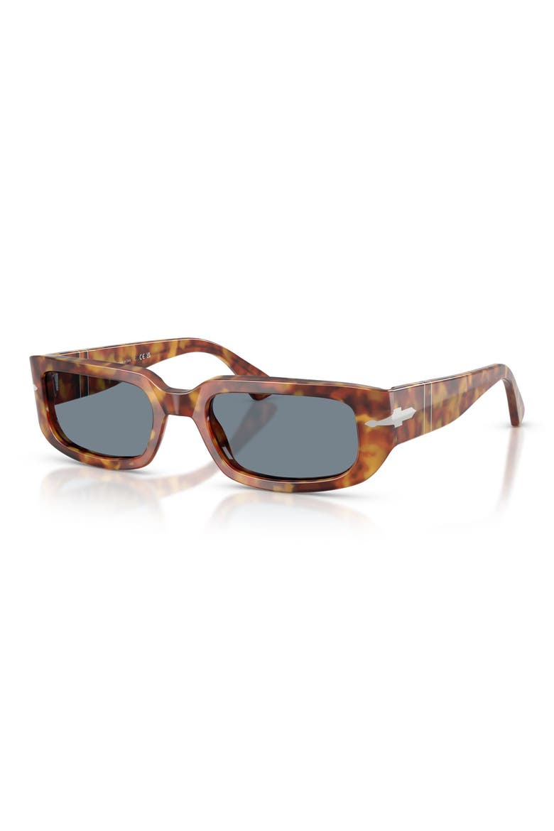 53mm Pillow Sunglasses, Alternate, color, BROWN TORTOISE / LIGHT BLUE