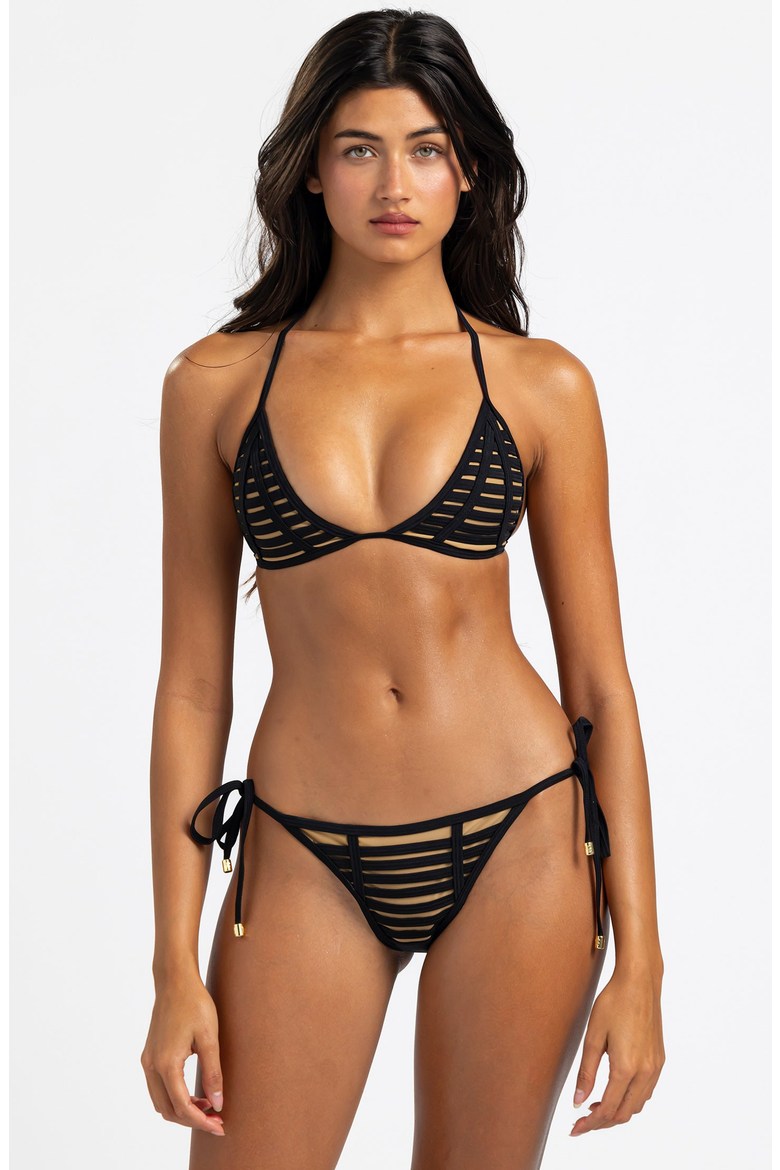 Hard Summer Triangle Top, Main, color, Black