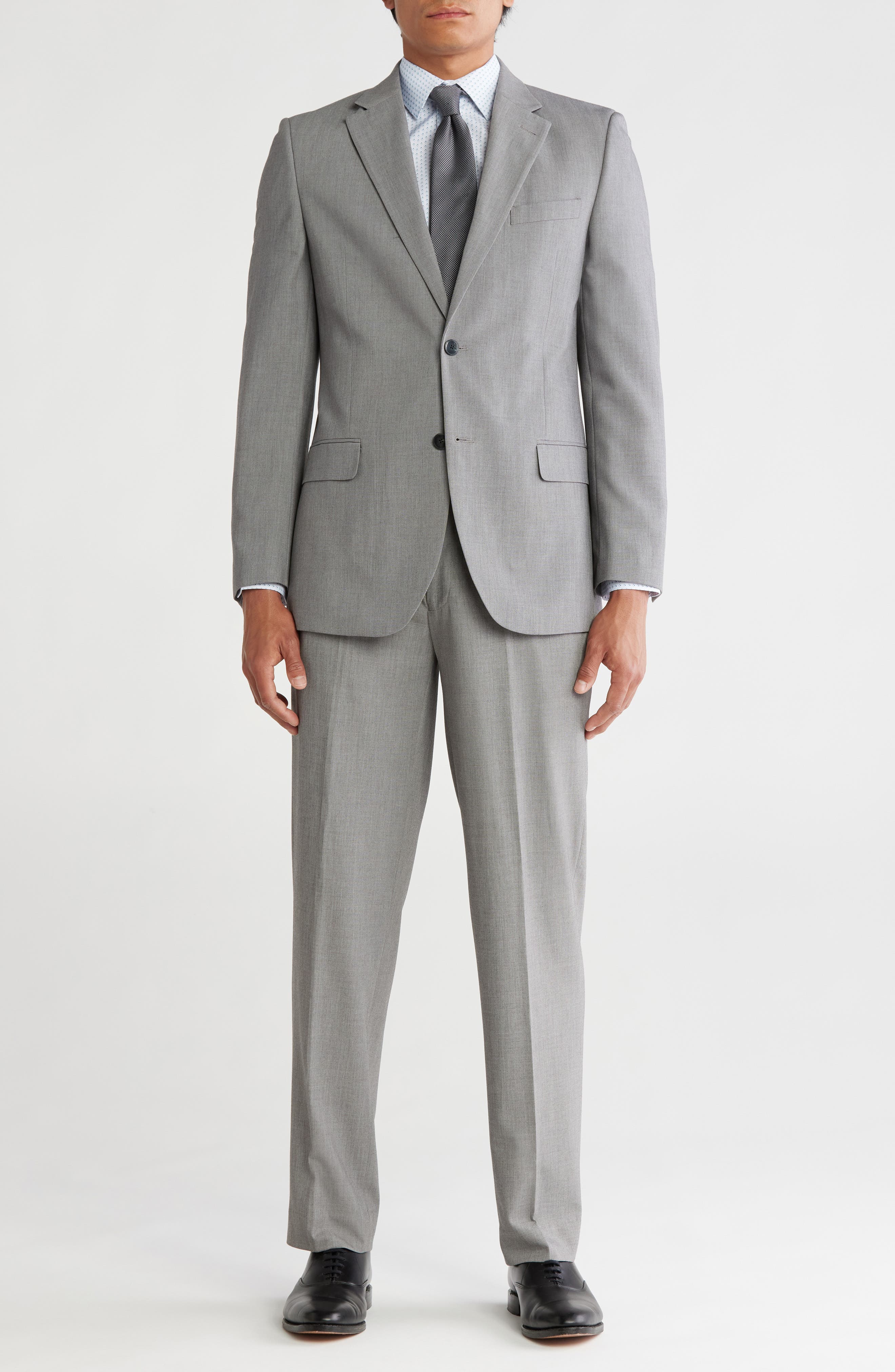 Nautica Light Grey Mélange Suit