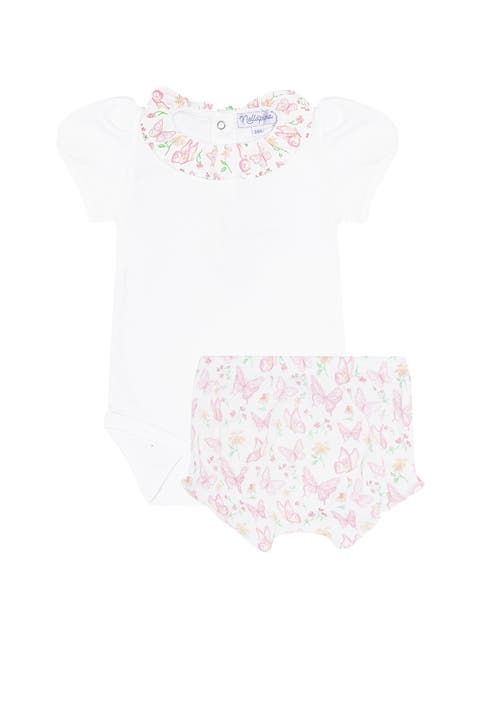 Butterflies Print bodysuit Set - Baby