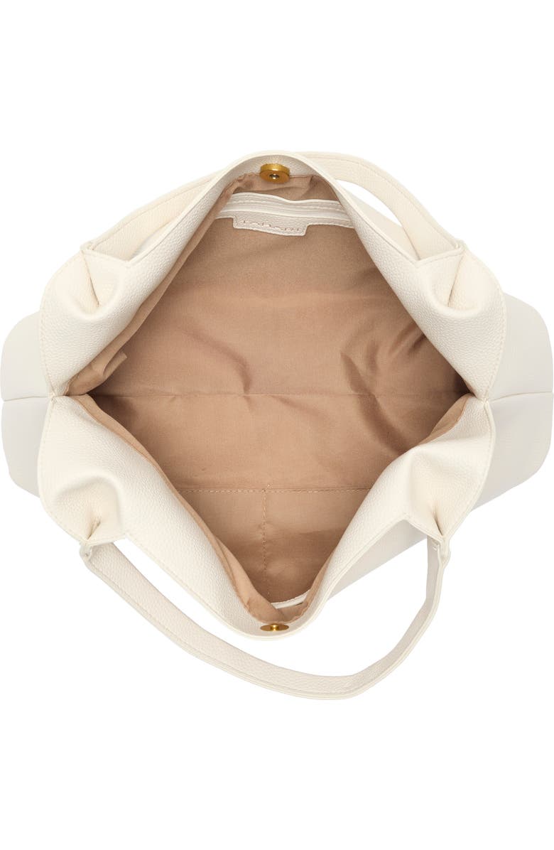 T Tahari Evonne Shoulder Bag with Pouch, Alternate, color, Eggshell
