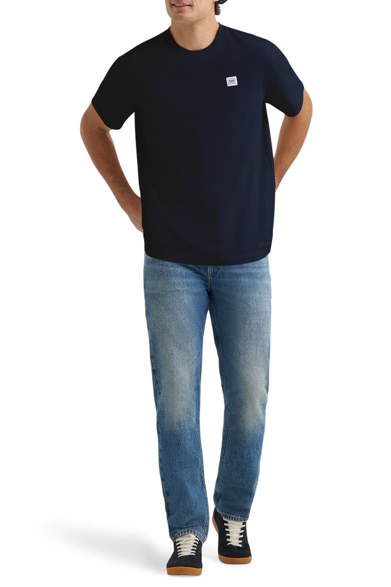 Logo Patch T-Shirt, Alternate, color, REBEL NAVY