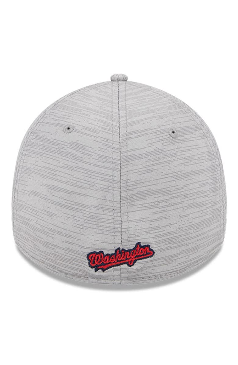 New Era Men's New Era Gray Washington Nationals 2023 Clubhouse 39THIRTY Flex Hat, Alternate, color,