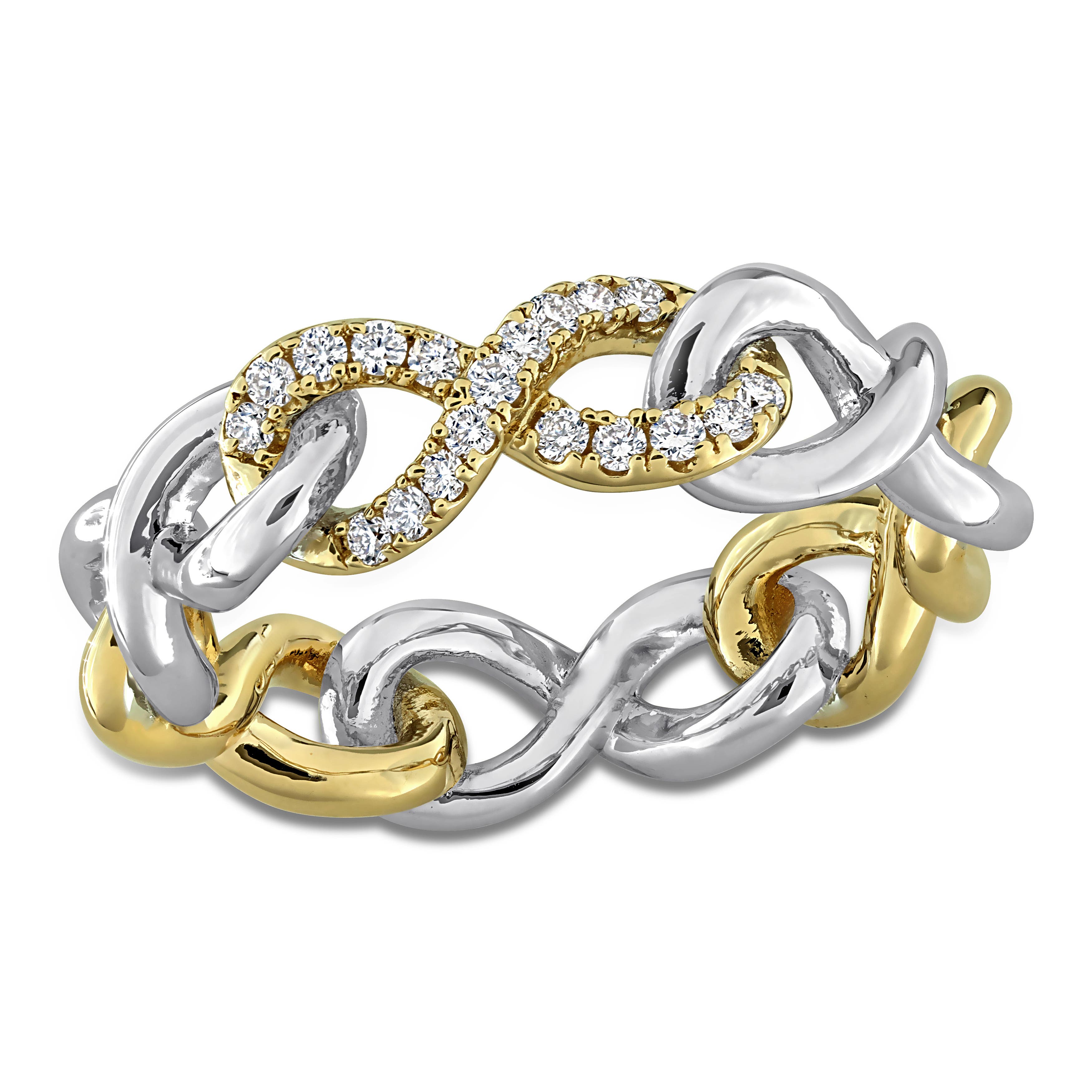 Julianna B. Lab Grown Diamond Infinity Ring Two-Tone (Women) | Nordstrom
