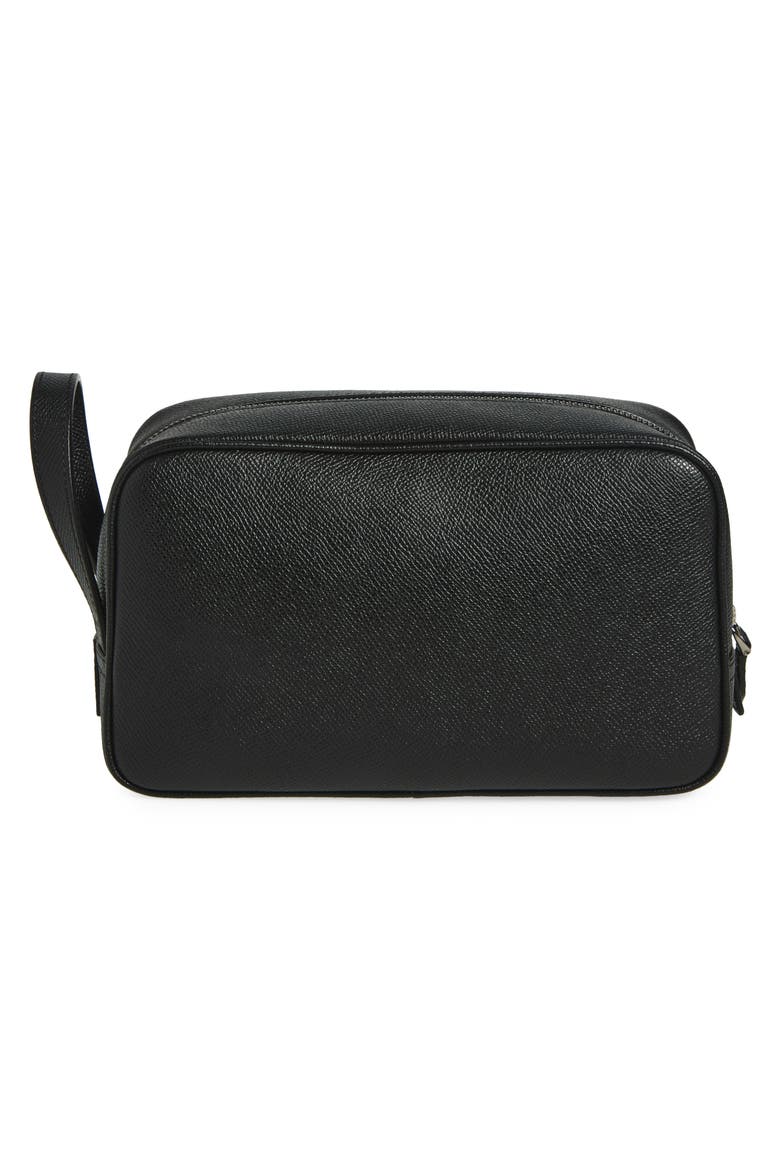 Sicily Leather Dopp Kit, Alternate, color, 80999 NERO
