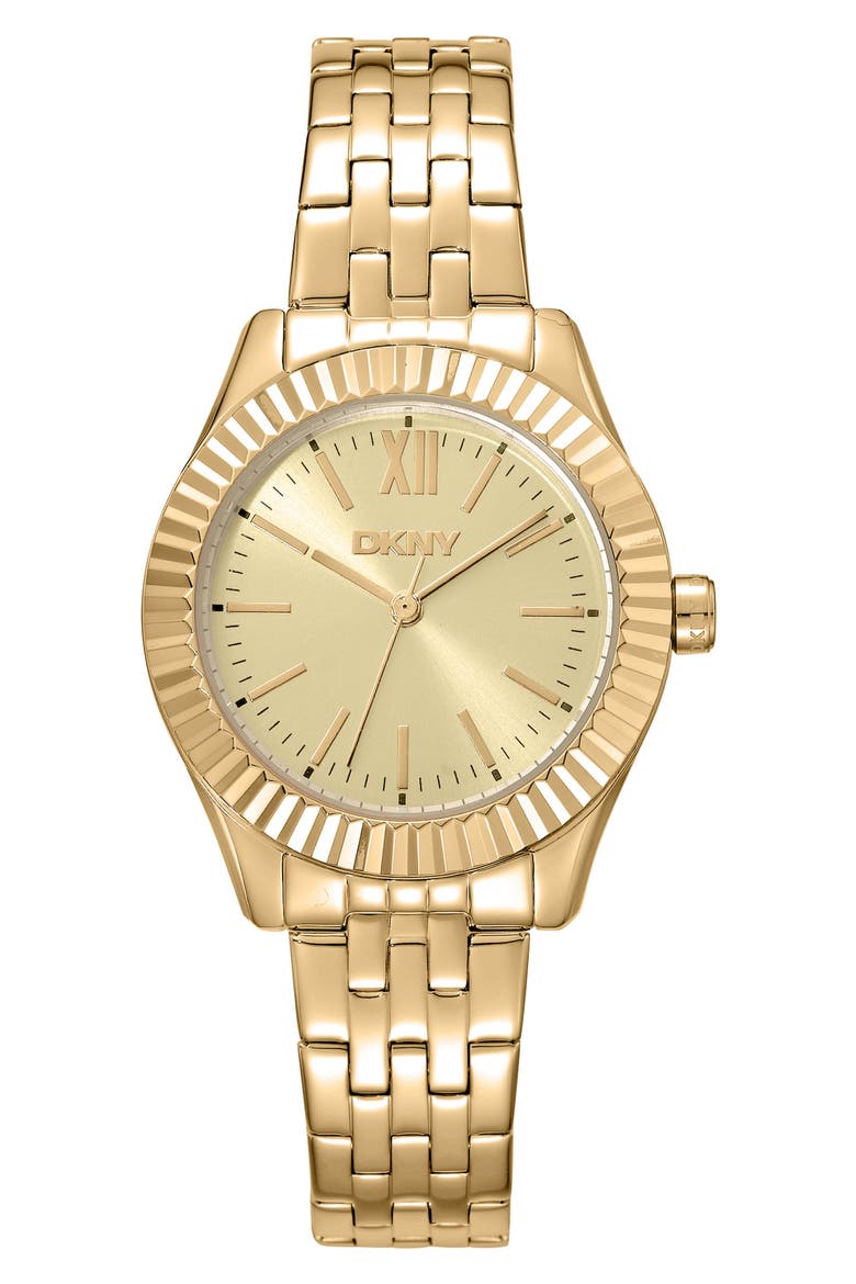 L 017-2 Bracelet Watch, Main, color, CHAMPAGNE/ GOLD