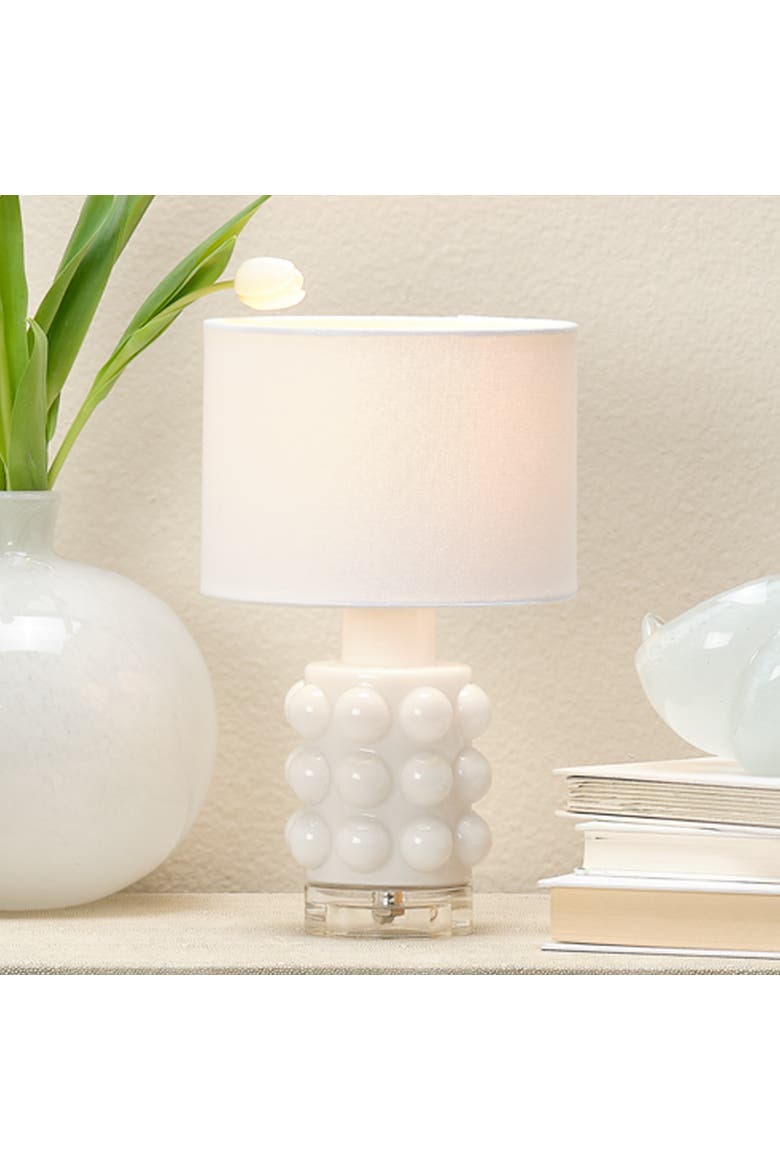 Seltzer Blown Glass Table Lamp, Alternate, color, White