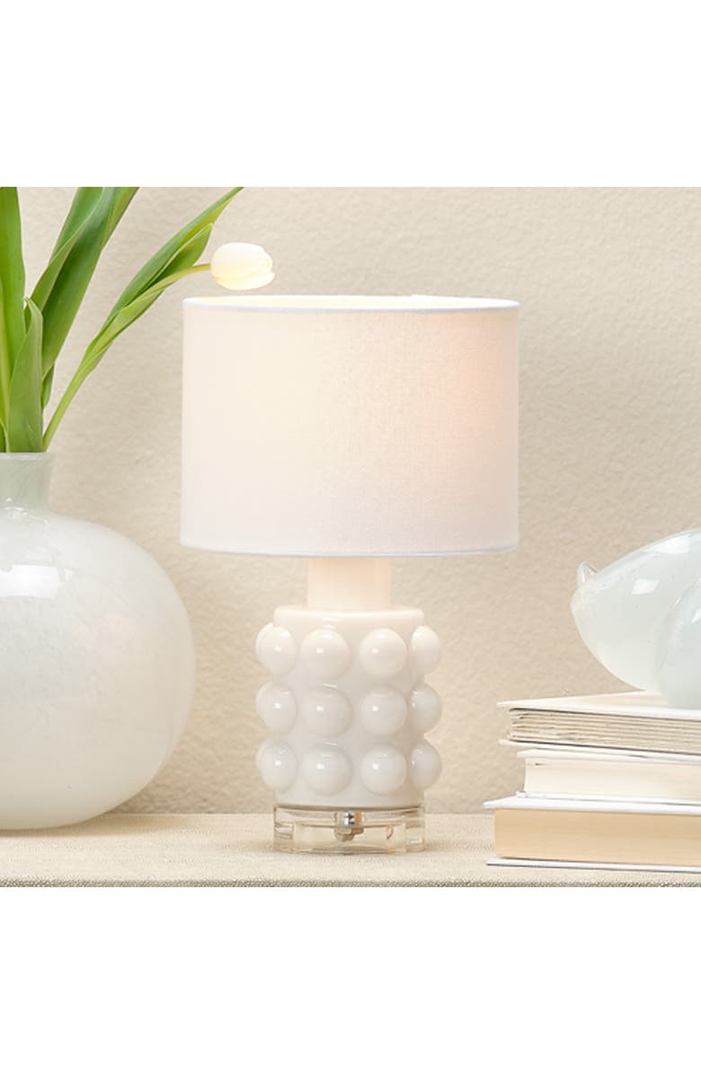 JAMIE YOUNG Seltzer Blown Glass Table Lamp, Alternate, color, White