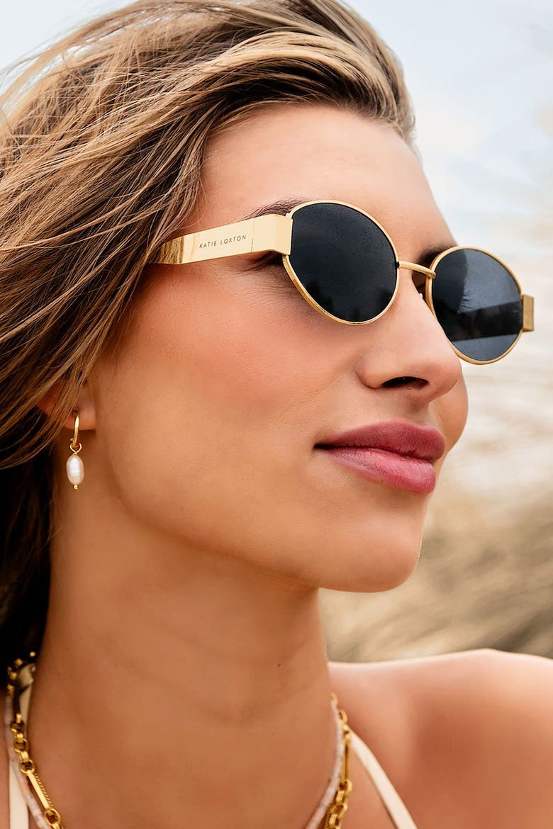 Siena Sunglasses in Matte Gold, Alternate, color, Matte Gold