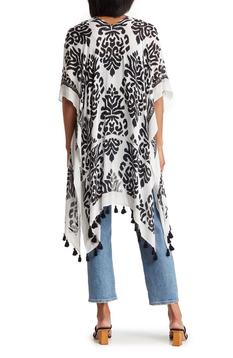 Nordstrom Print Tassel Duster, Alternate, color,