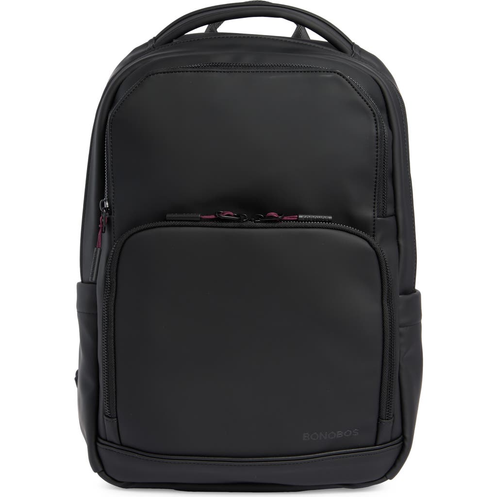 Bonobos Rubberized Backpack In Black