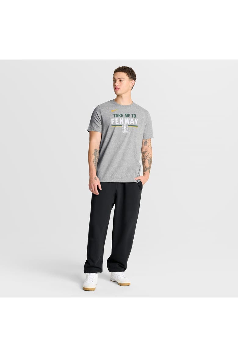 Men's Nike Heather Gray Boston Red Sox City Connect Stacked T-Shirt Stacked Team Phrase T-Shirt, Alternate, color, Heather Gray