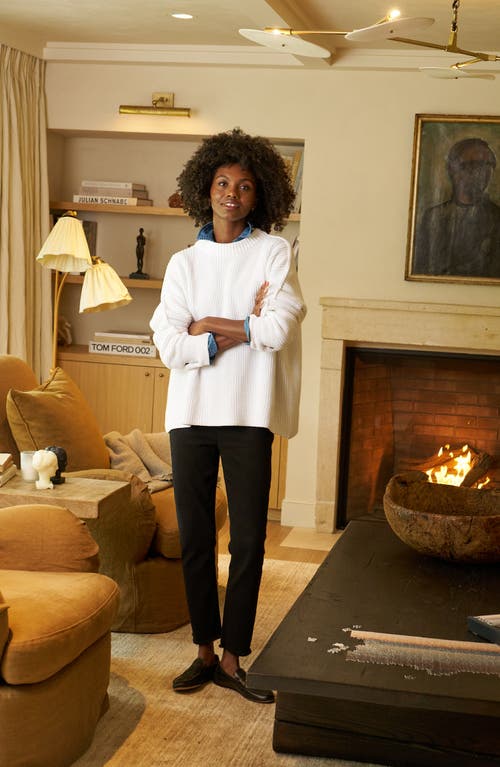 Shop Frank & Eileen Montecito Cotton Sweater In White