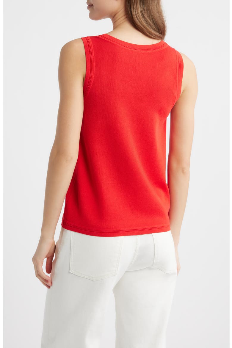 Scoop Neck Tank, Alternate, color, BEGONIA RED