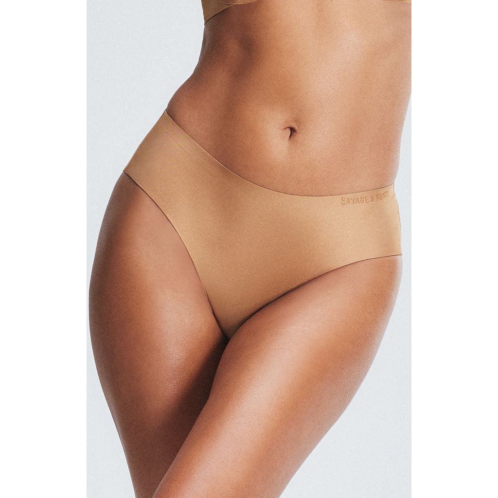 Savage X Fenty No Show Hipster Briefs In Nude