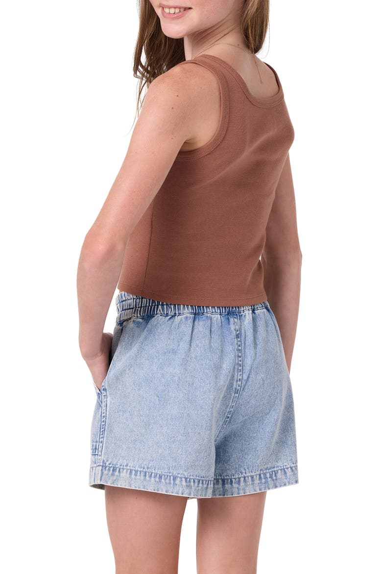 Kids' Tristan Cotton Graphic Tank, Alternate, color, CAROB BROWN
