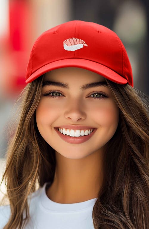 DALIX DALIX SHRIMP SUSHI EMBROIDERED DAD CAP