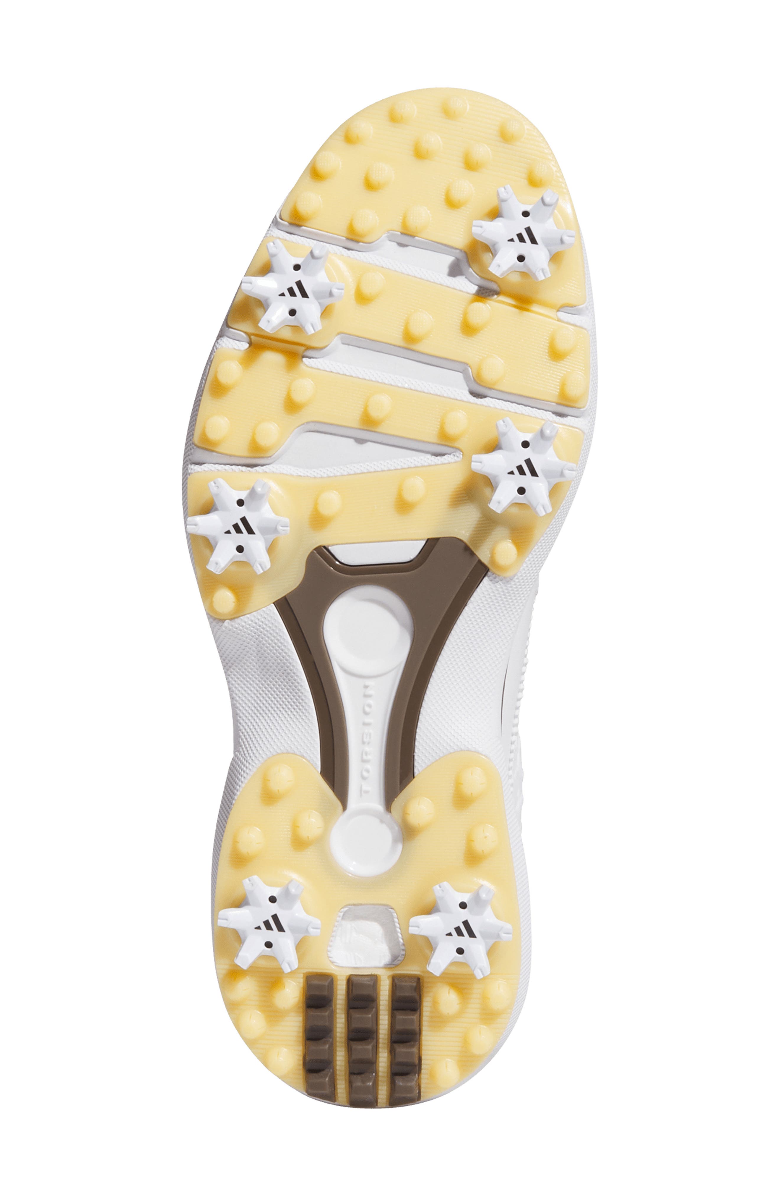 adidas MC70 Golf Shoe, Alternate, color, White/ Metallic Silver/ Brown