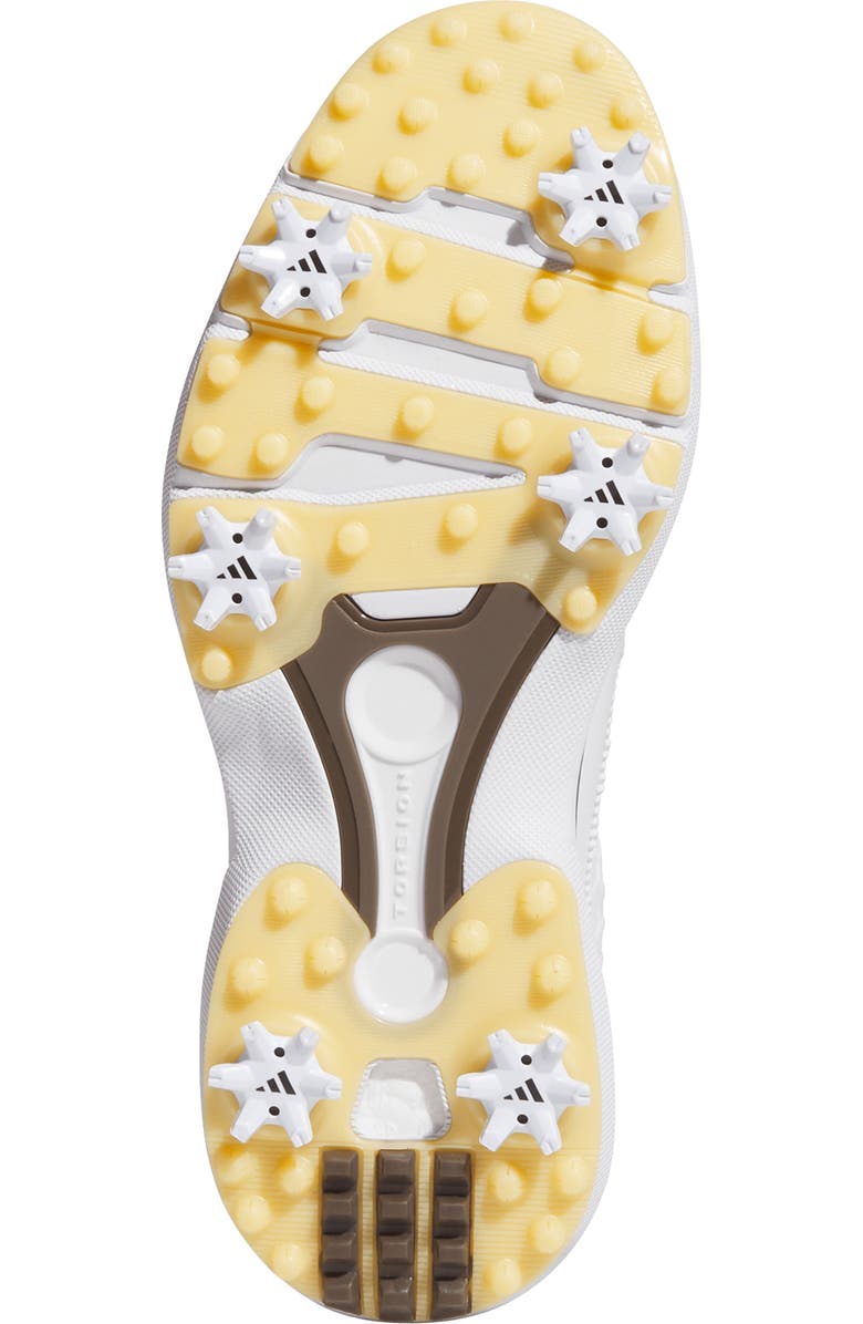 adidas MC70 Golf Shoe, Alternate, color, White/ Metallic Silver/ Brown