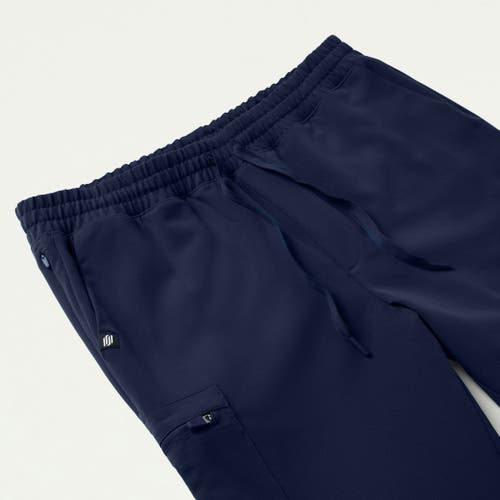 Jaanuu 8-pocket Classic Scrub Jogger In Blue