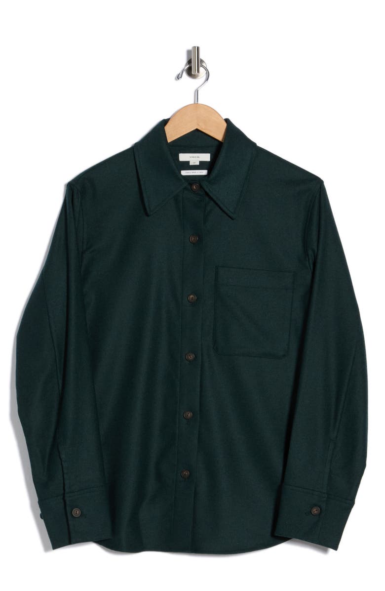 Vince Shirt Jacket, Alternate, color, Sea Onyx